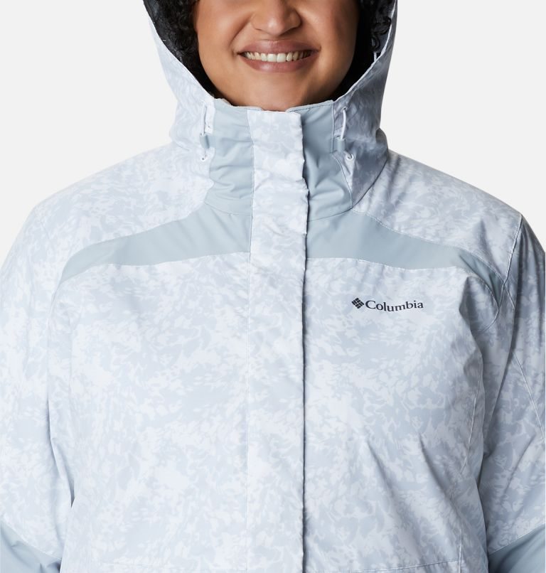 Women's Columbia Tunnel Falls Interchange Jackets White | Plus Size CA-I834A